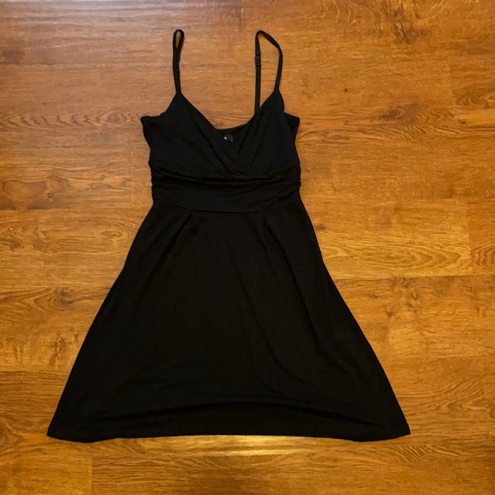 Express Jersey Stretch Black Dress